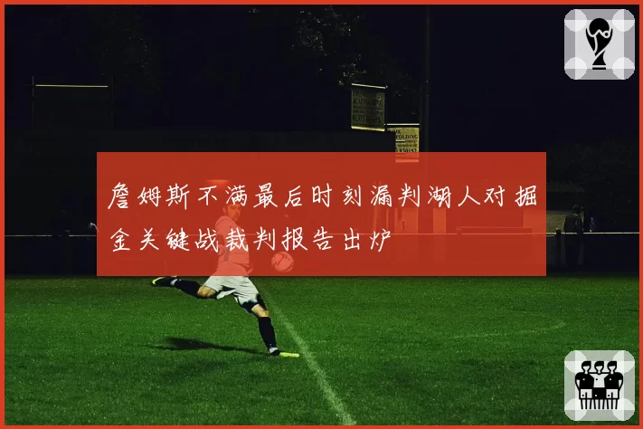 詹姆斯不满最后时刻漏判湖人对掘金关键战裁判报告出炉