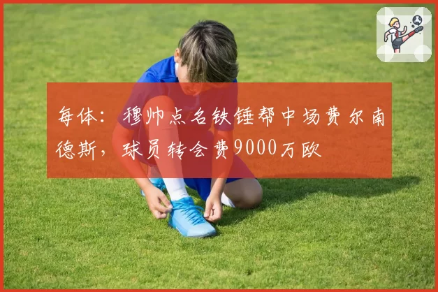 每体:穆帅点名铁锤帮中场费尔南德斯,球员转会费9000万欧
